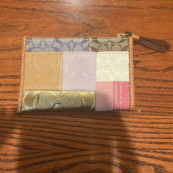 Patchwork Coach Wallet - Picture 2 of 6